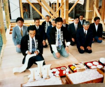 社名変更時の様子