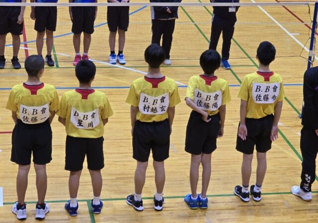 全会津中体連バドミントン「団体戦」