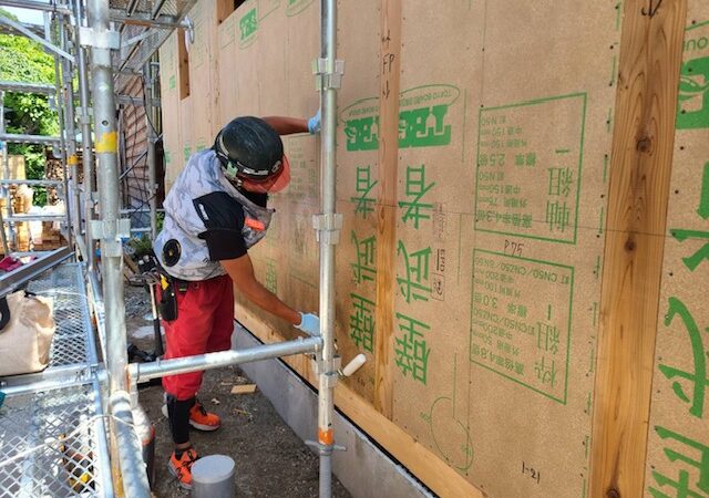 【金山町 新築注文住宅】大自然に佇むトライブリッドの住まい　防虫防蟻処理