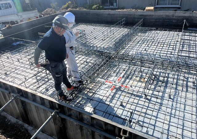 【郡山市 新築注文住宅】基礎配筋検査を受検
