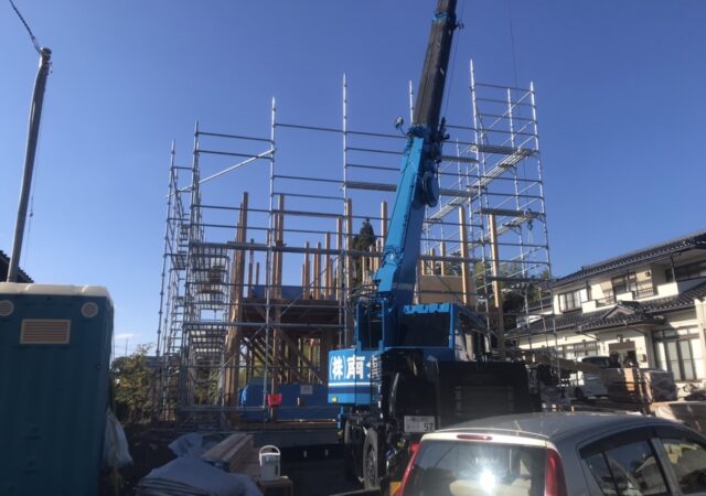 【郡山市・新築注文住宅】建て方開始