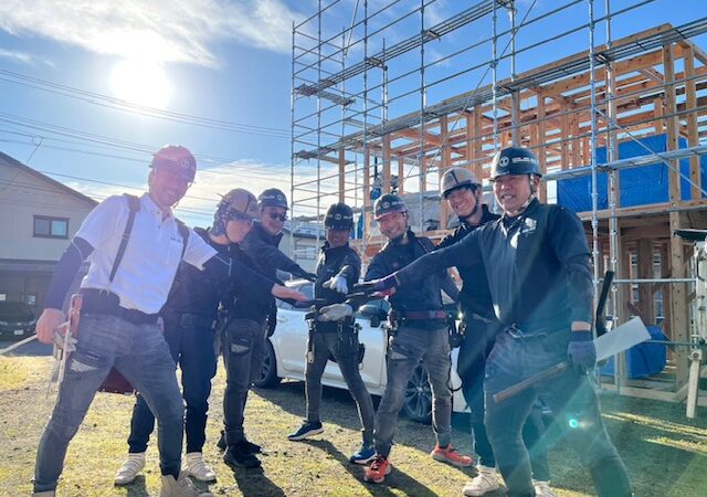 【郡山市・新築注文住宅】建て方＆パネル建込み 最高の仲間で！