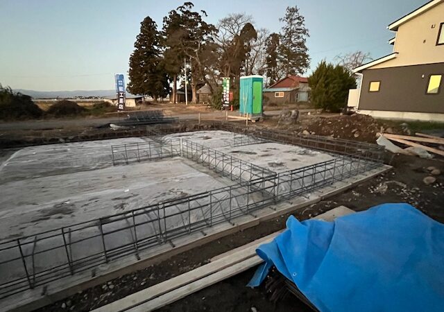 【会津若松市 新築注文住宅】鉄筋工事スタート！