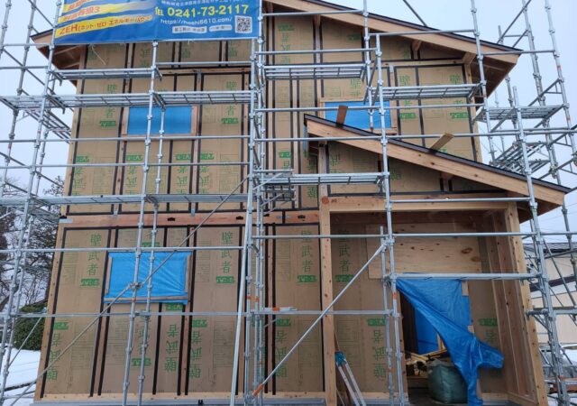 【会津若松市 新築注文住宅】造作工事再開！