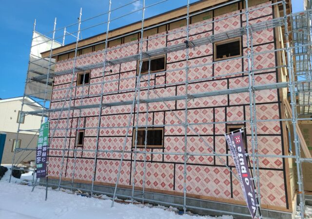 【会津若松市 新築注文住宅】外貼り断熱