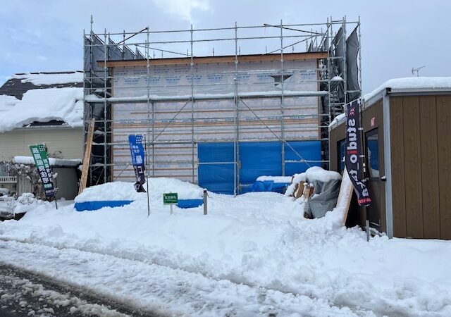 【西郷村 新築注文住宅】 大雪！