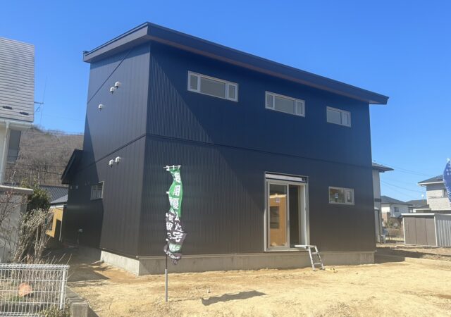 【西郷村 新築注文住宅】 外部足場解体