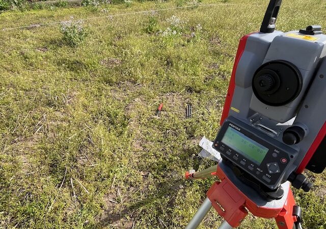 【南会津 新築注文住宅】 地縄張り