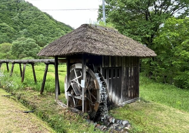 【茅葺き屋根】水車修繕工事＠前沢