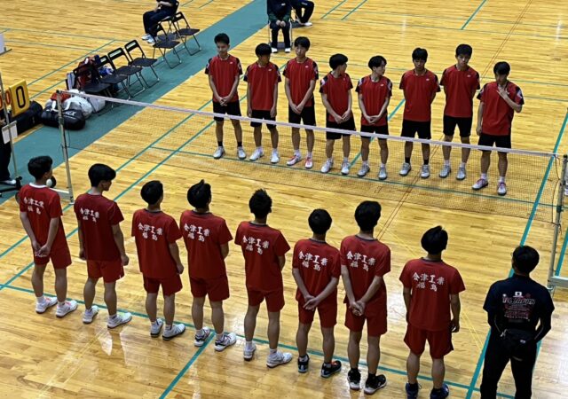 【第72回福島県高等学校体育大会バドミントン競技　会津地区予選】長男の応援に