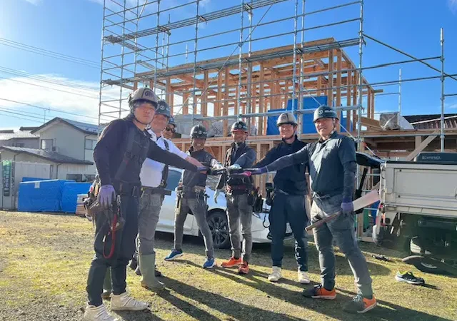 【南会津 新築注文住宅】内部の施工状況の確認に