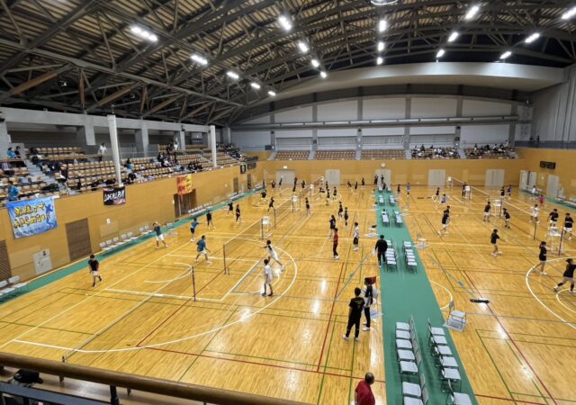 【第１回 福島県中学生クラブチーム選手権】バドミントン競技　個人戦